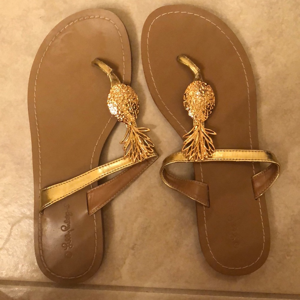 Lilly Pulitzer for Target size 10 Pineapple sandal